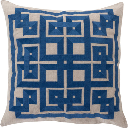 Grammercy Pillow by Surya. Made from linen in a cottage & farmhouse style.