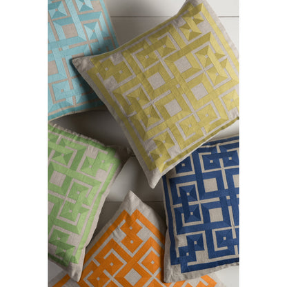 Gramercy Pillow - 33799 by Surya. Made from 100% linen in a modern style.
