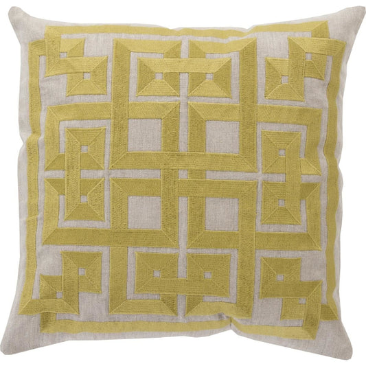 Gramercy Pillow - 33799 by Surya. Made from 100% linen in a modern style.