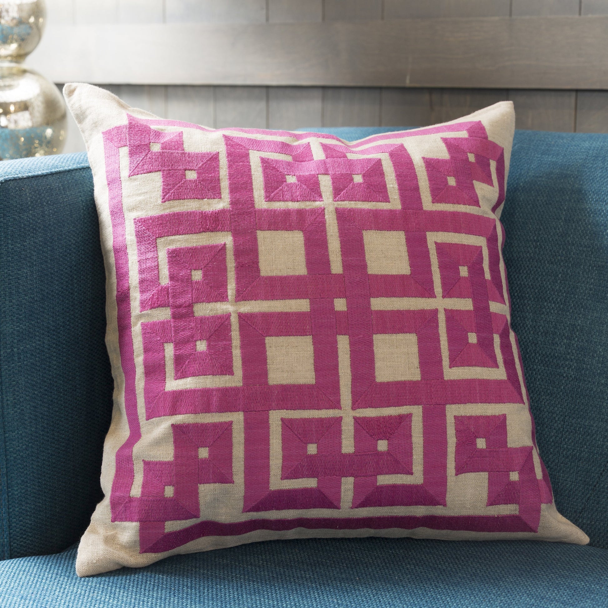 Gramercy Pillow - 33799 by Surya. Made from 100% linen in a modern style.