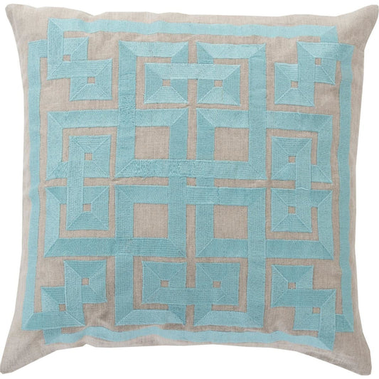 Gramercy Pillow - 33799 by Surya. Made from 100% linen in a modern style.