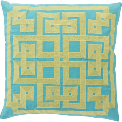 Grammercy Pillow by Surya. Made from linen in a cottage & farmhouse style.