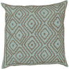 Mint, Taupe / Down Feather / 18" x 18"