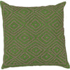 Lime, Taupe / Down Feather / 18" x 18"