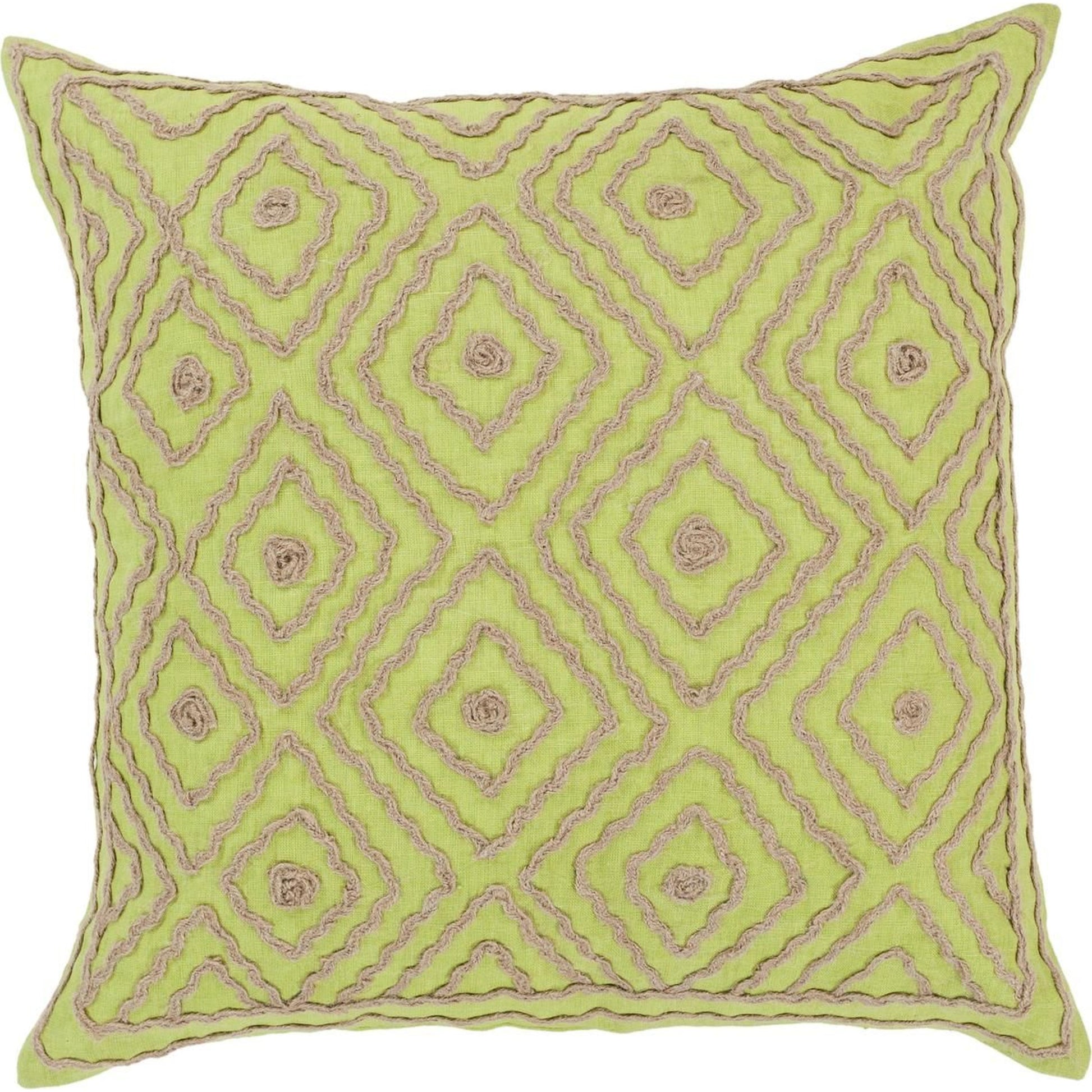 Atlas Pillow - 33752 by Surya. Made from 100% linen in a modern style.