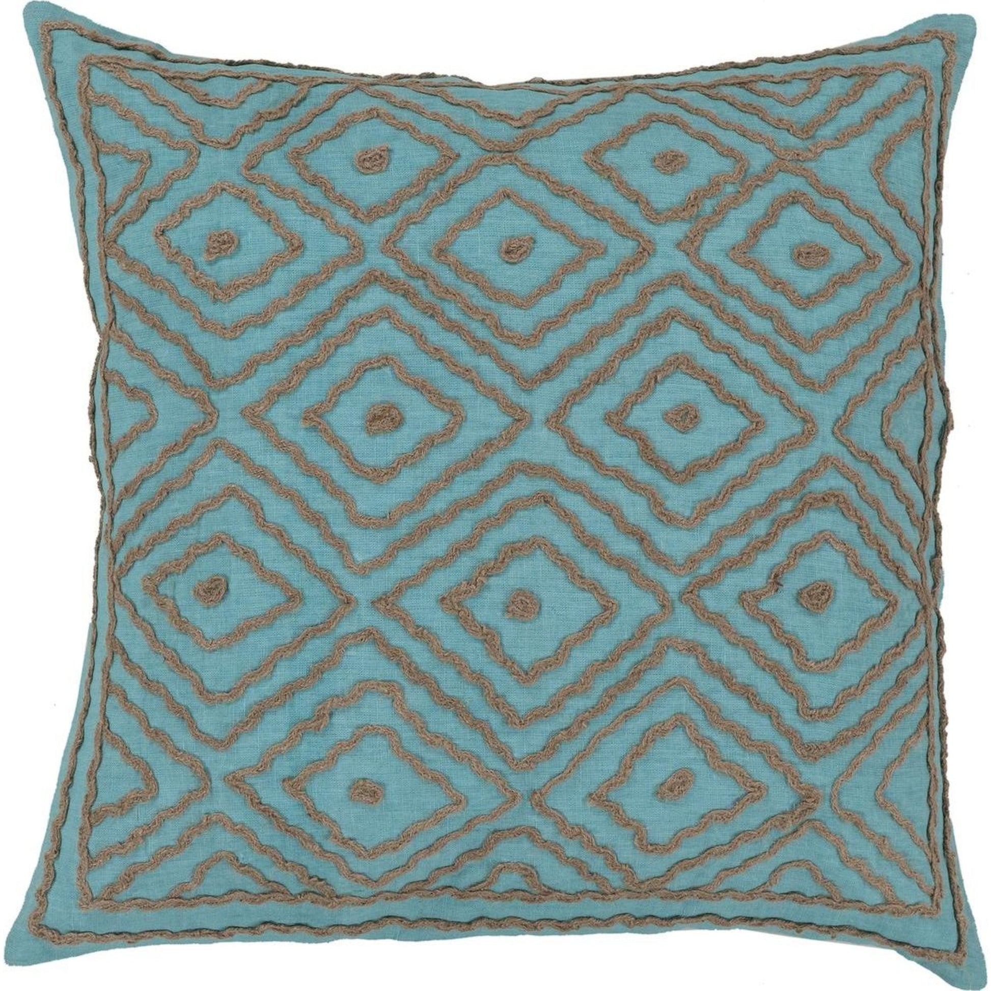 Atlas Pillow - 33752 by Surya. Made from 100% linen in a modern style.