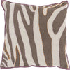 Lavender, Taupe, Eggplant, Burnt Orange / Down Feather / 18" x 18"