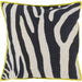 Zebra Pillow - 13250 by Surya. Made from 100% linen in a modern style.