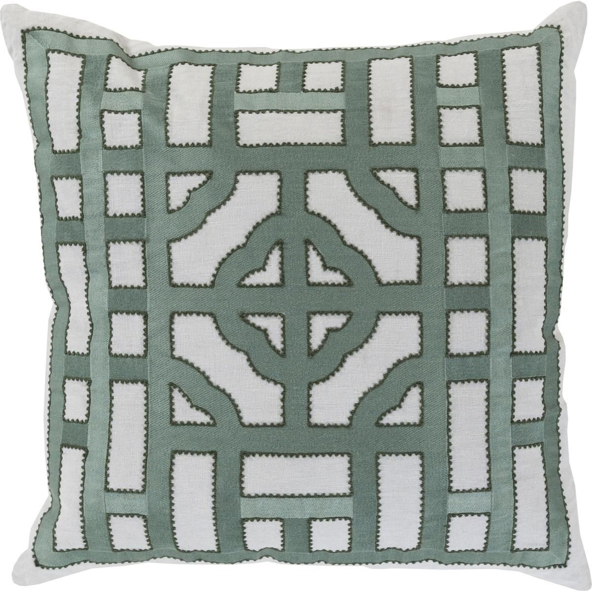 Chinese Gate Pillow - 33745 by Surya. Made from unique in a modern style.