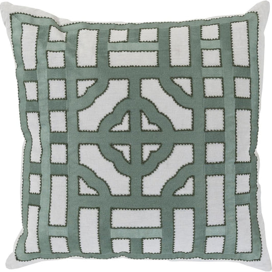 Chinese Gate Pillow - 33745 by Surya. Made from unique in a modern style.
