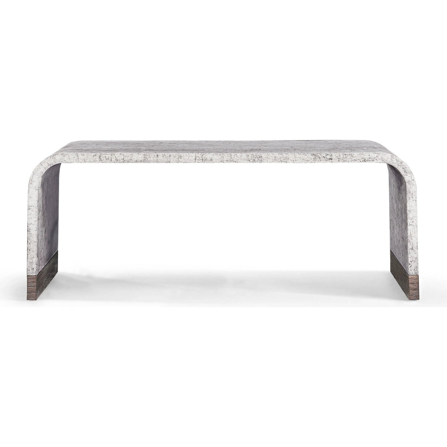 002 SI-2462597 | Additional Silo | Gaia Rectangular Coffee Table by Jonathan Charles in white smoke eggshell. Made from egg shell in a modern style.