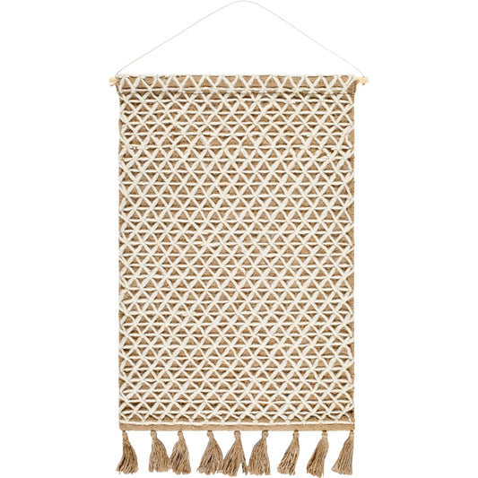 001 SI-2244604 | Primary Silo | Leeds 541863 Wall Decor by Surya. Made from jute, wool, wood in a rustic style.