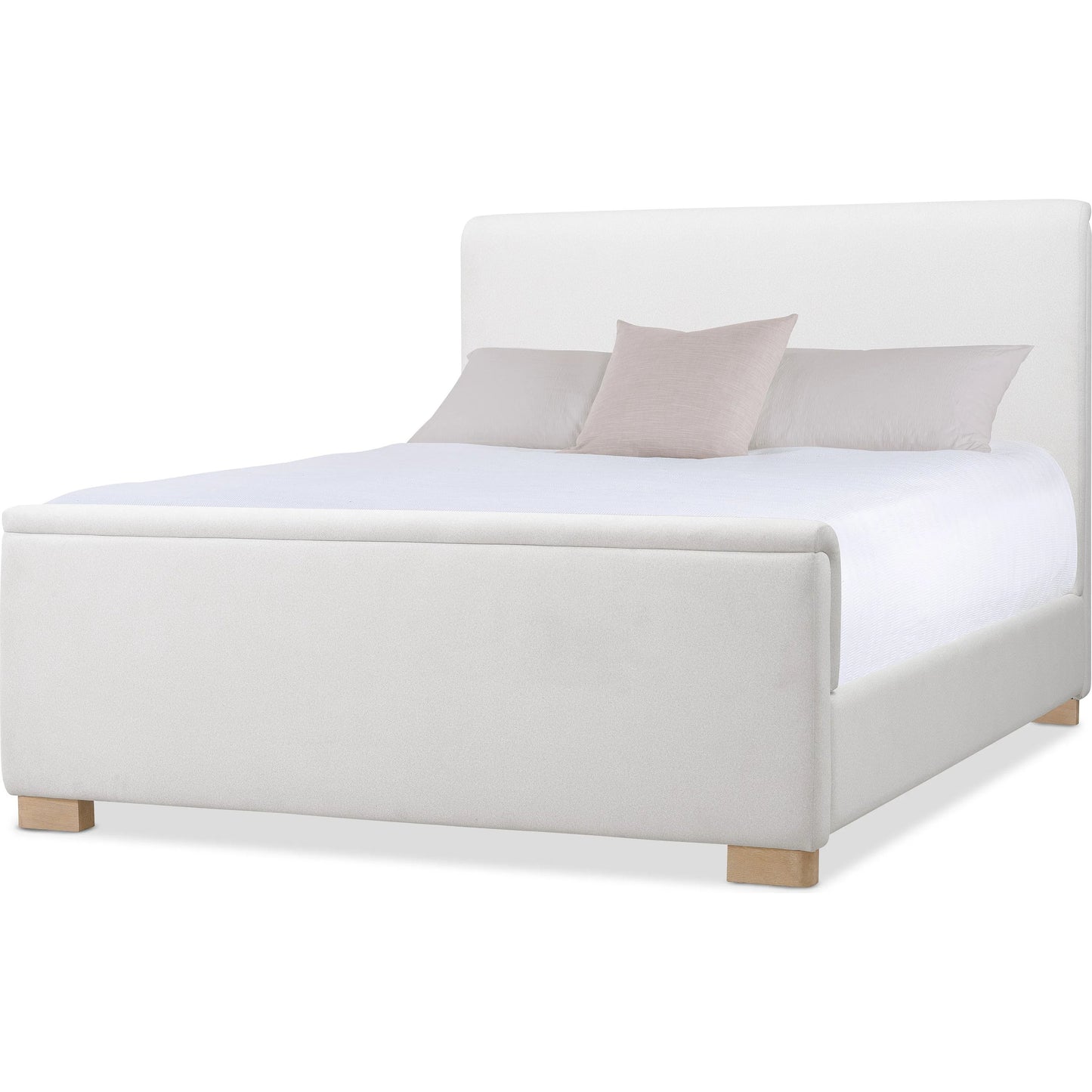 002 SI-2333067 | Additional Silo | Banyon Bay Queen Upholstered Bed by Hooker Furniture in beige. Made from 100% polyester in a transitional style.