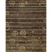 Qing Transitional Stripes Rug - 6064F by Feizy. Made from wool, viscose in a unique style.