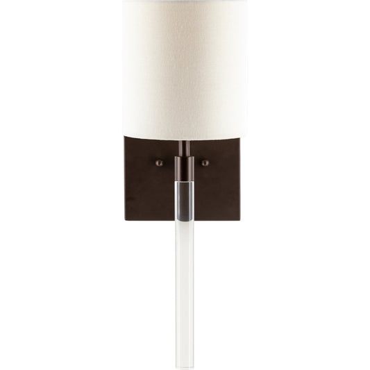 Aldo - 25321 by Surya in clear, white and paintedtranslucent. Made from linen, acrylic, metal in a traditional style.