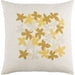 Little Flower Pillow - 30341 by Surya. Made from 55% linen, 45% cotton in a modern style.