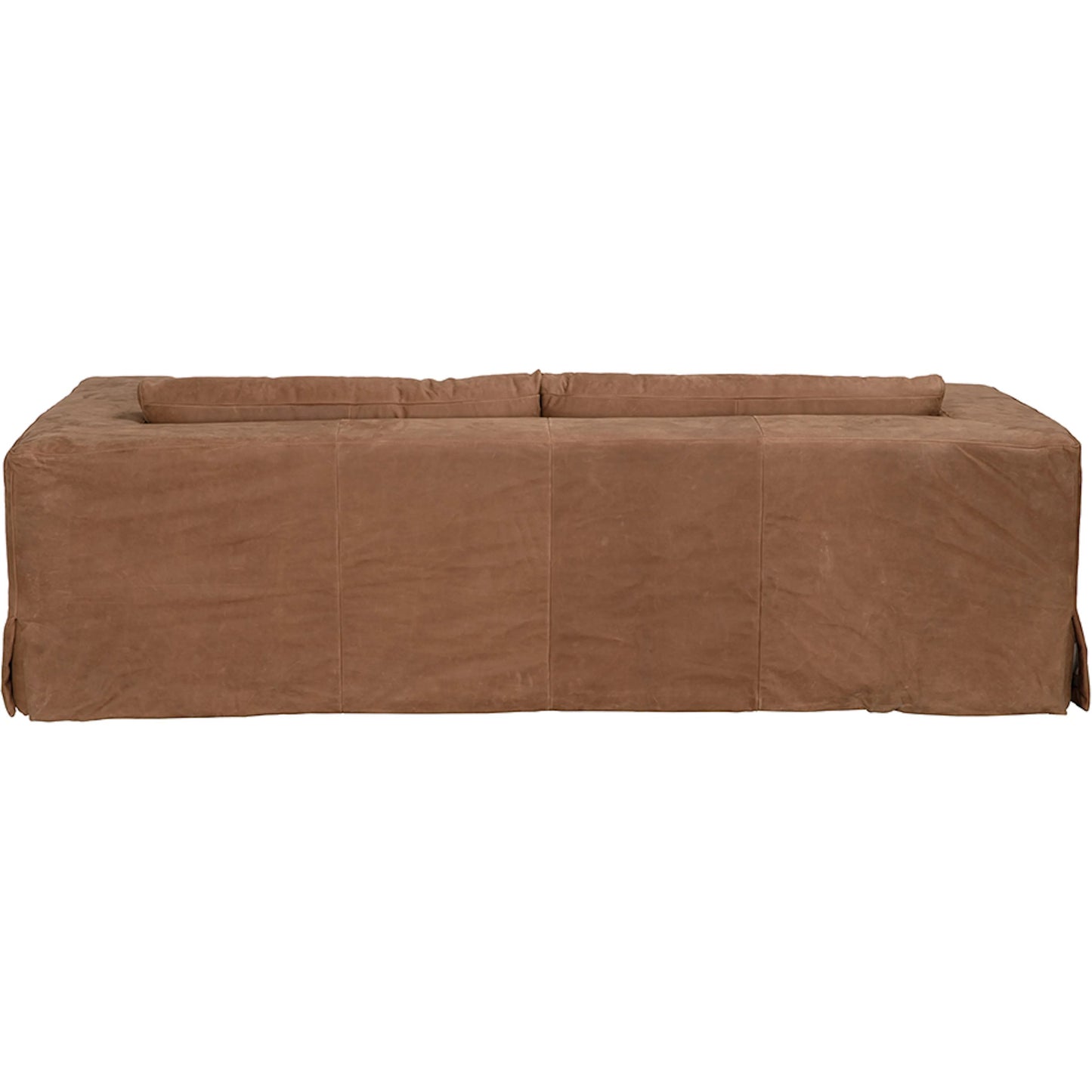 003 SI-2440901 | Additional Silo | Plato Sofa by Noir in orris brown. Made from leather in a traditional style.