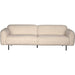 Franklin Sofa by Noir in off white. Made from iron grey powder coat, performance chenille fabric in a traditional style.