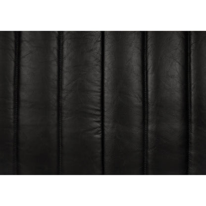 Khann Sofa by Noir. Made from leather, wood in a traditional style.