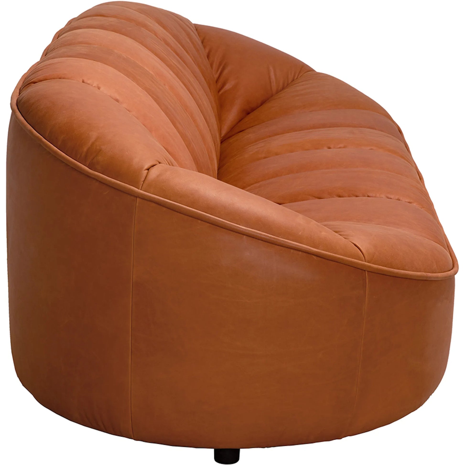 Amadeus Sofa by Noir in roman red leather. Made from leather, wood in a traditional style.