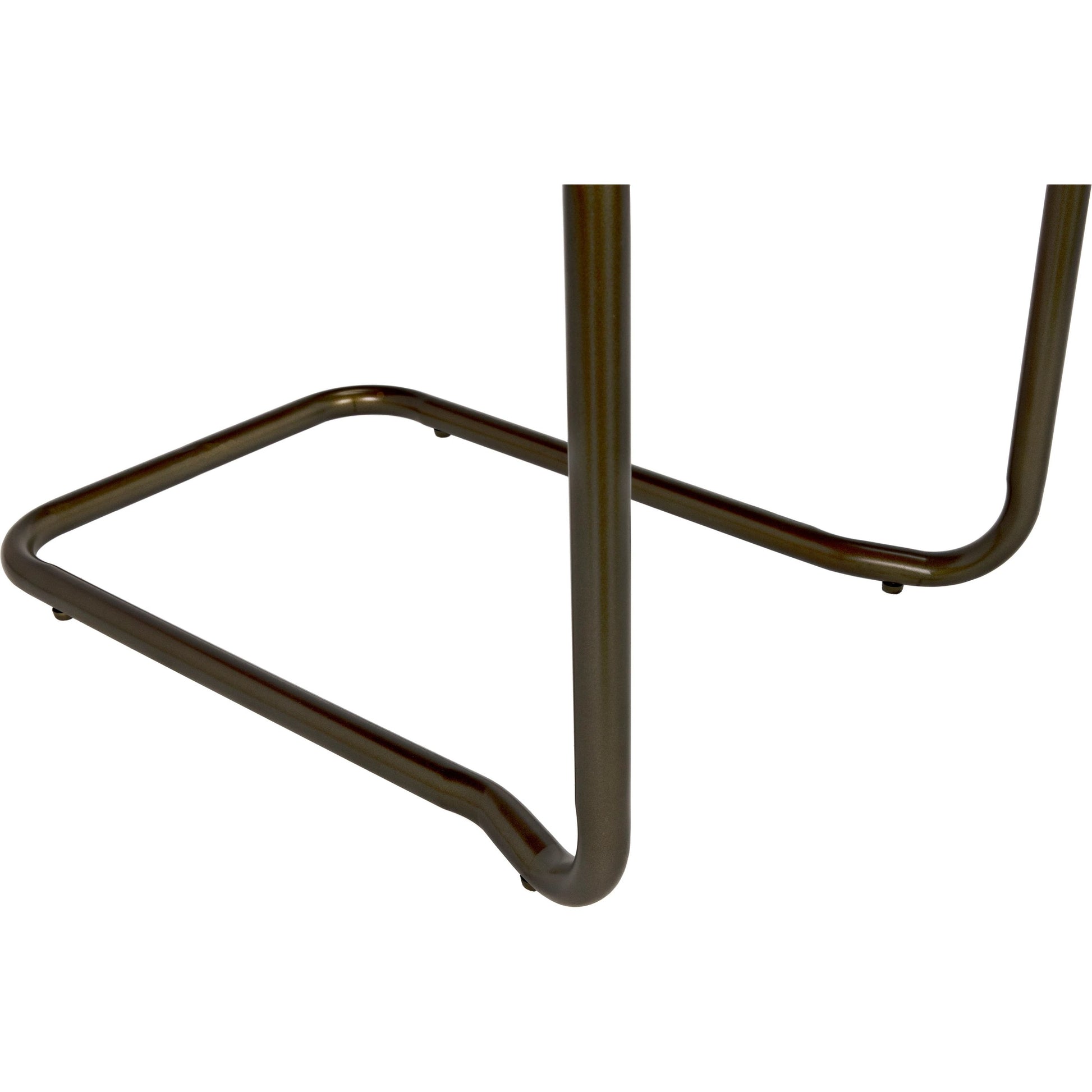 0037 Dining Chair by Noir in metal, leather. Made from metal, leather in a transitional style.