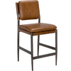 Steel Grey Powder Coat, Cuba Brown Leather