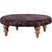 Leia Ottoman by Surya in painted. Made from polyester, rubber wood, high density polyurathane foam in a unique style.