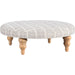 Leia Ottoman by Surya in painted. Made from polyester, rubber wood, high density polyurathane foam in a unique style.