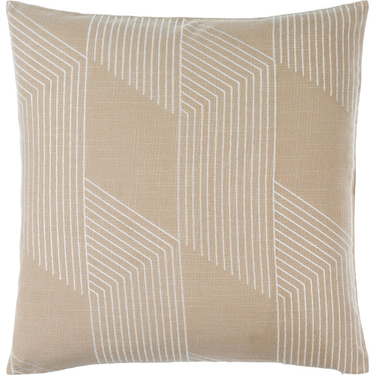 Merle Pillow - 488451 by Surya in slate grey taupe, ash, pearl, sage, light silver. Made from front: 100% cotton, back: 100% cotton in a modern style.