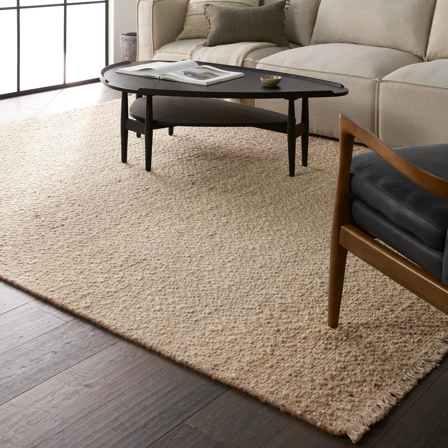 006 SI-2123607,SI-2123608,SI-2123609,SI-2123610 | Lifestyle | Leona LEO08 Rug by Jaipur Living in natural, tantaupe. Made from 100% wool in a unique style.