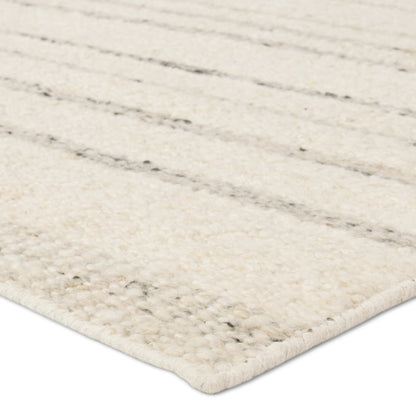 Leona Rya Rug by Jaipur Living in cream, grey. Made from 100% wool in a unique style.