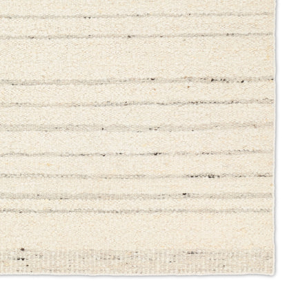 Leona Rya Rug by Jaipur Living in cream, grey. Made from 100% wool in a unique style.