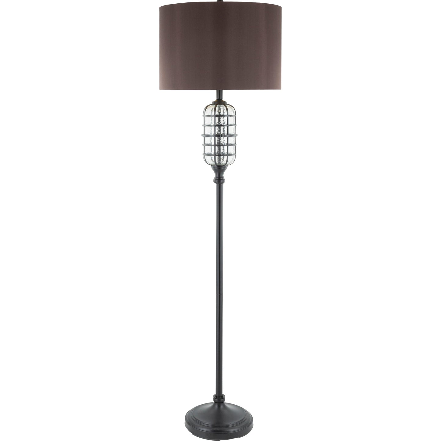 001 SI-1905615 | Primary Silo | Letty Lamp - 25181 by Surya in translucent, black, metallic silver, white, brown and painted. Made from polyester, metal in a modern style.