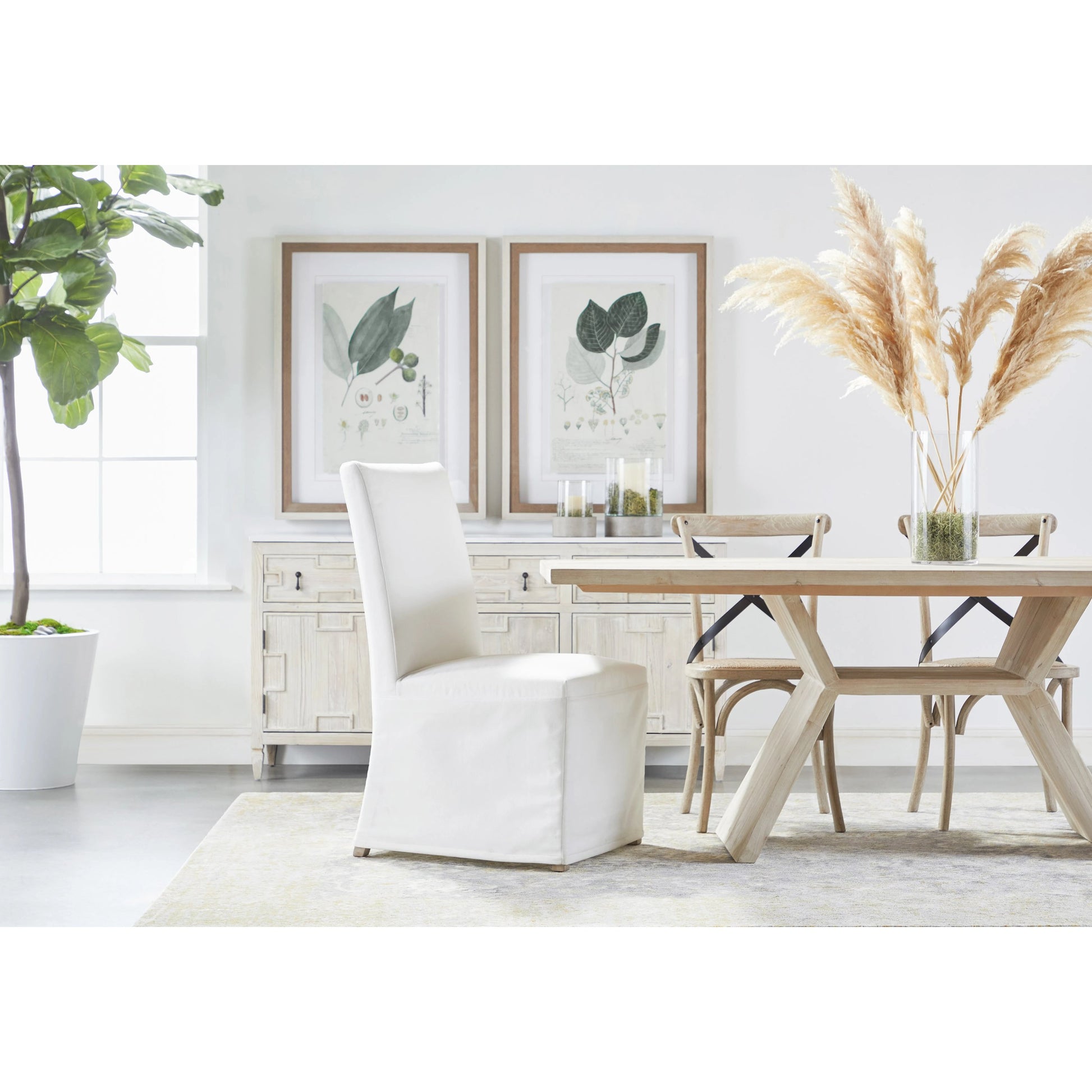 Levi Slipcover Dining Chair (Set of 2) by Essentials For Living. Made from unique in a transitional style.
