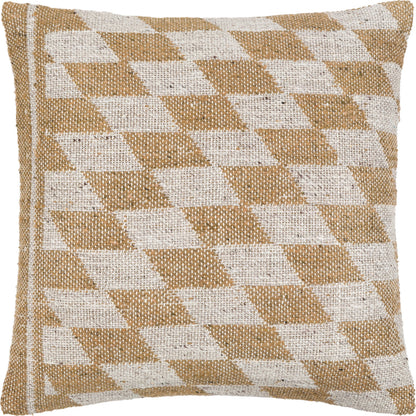 Lewis Pillow - 12951 by Surya in medium brown, light gray. Made from 80% viscose, 20% modal, 100% cotton in a eclectic & global style.