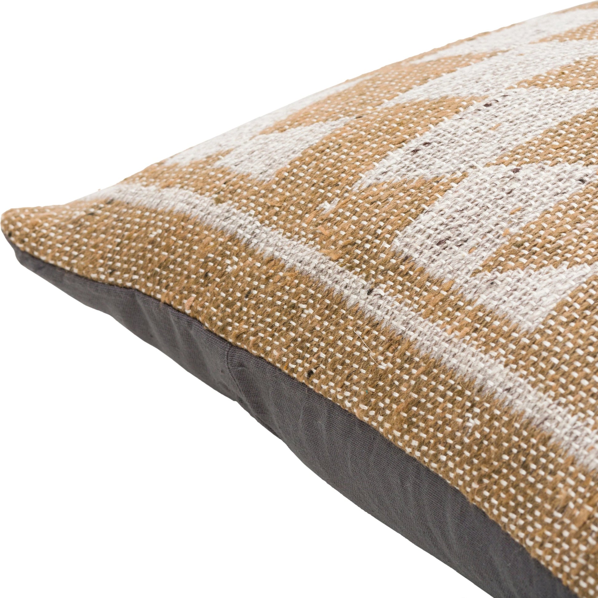 Lewis Pillow - 12951 by Surya in medium brown, light gray. Made from 80% viscose, 20% modal, 100% cotton in a eclectic & global style.