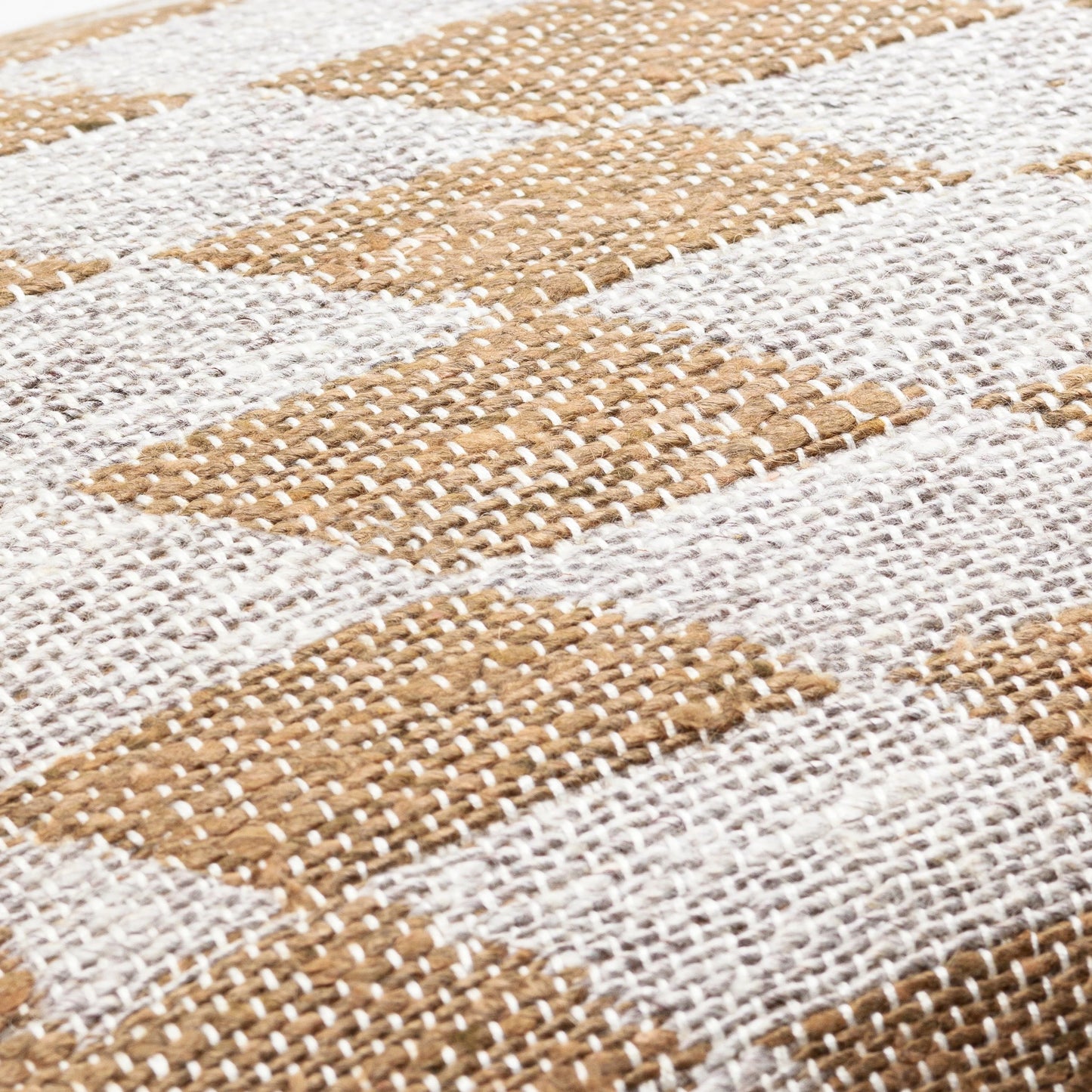 007 SI-1885040,SI-1885041,SI-1885046,SI-1885047 | Closeup | Lewis Pillow - 12951 by Surya in medium brown, light gray. Made from 80% viscose, 20% modal, 100% cotton in a eclectic & global style.
