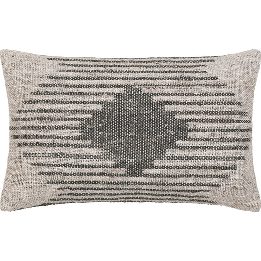 001 SI-1885048,SI-1885049 | Additional Silo | Lewis Pillow - 21149 by Surya in charcoal, medium gray. Made from 80% viscose, 20% modal, 100% cotton in a eclectic & global style.