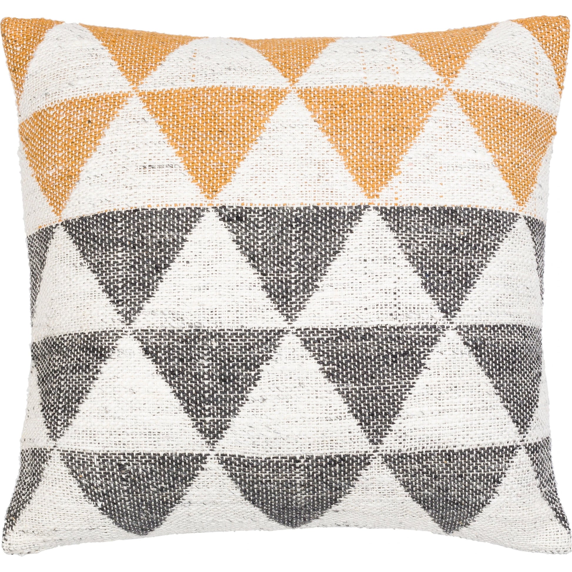 Lewis Pillow - 13073 by Surya in charcoal, cream. Made from 80% viscose, 20% modal, 100% cotton in a eclectic & global style.