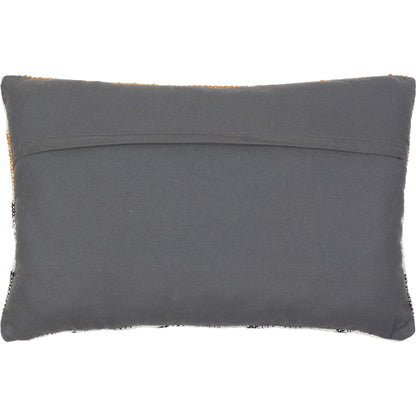 Lewis Pillow - 13073 by Surya in charcoal, cream. Made from 80% viscose, 20% modal, 100% cotton in a eclectic & global style.