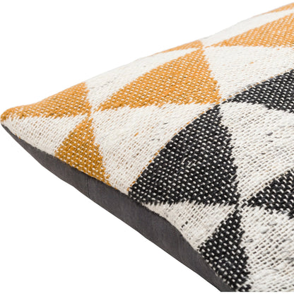 Lewis Pillow - 13073 by Surya in charcoal, cream. Made from 80% viscose, 20% modal, 100% cotton in a eclectic & global style.