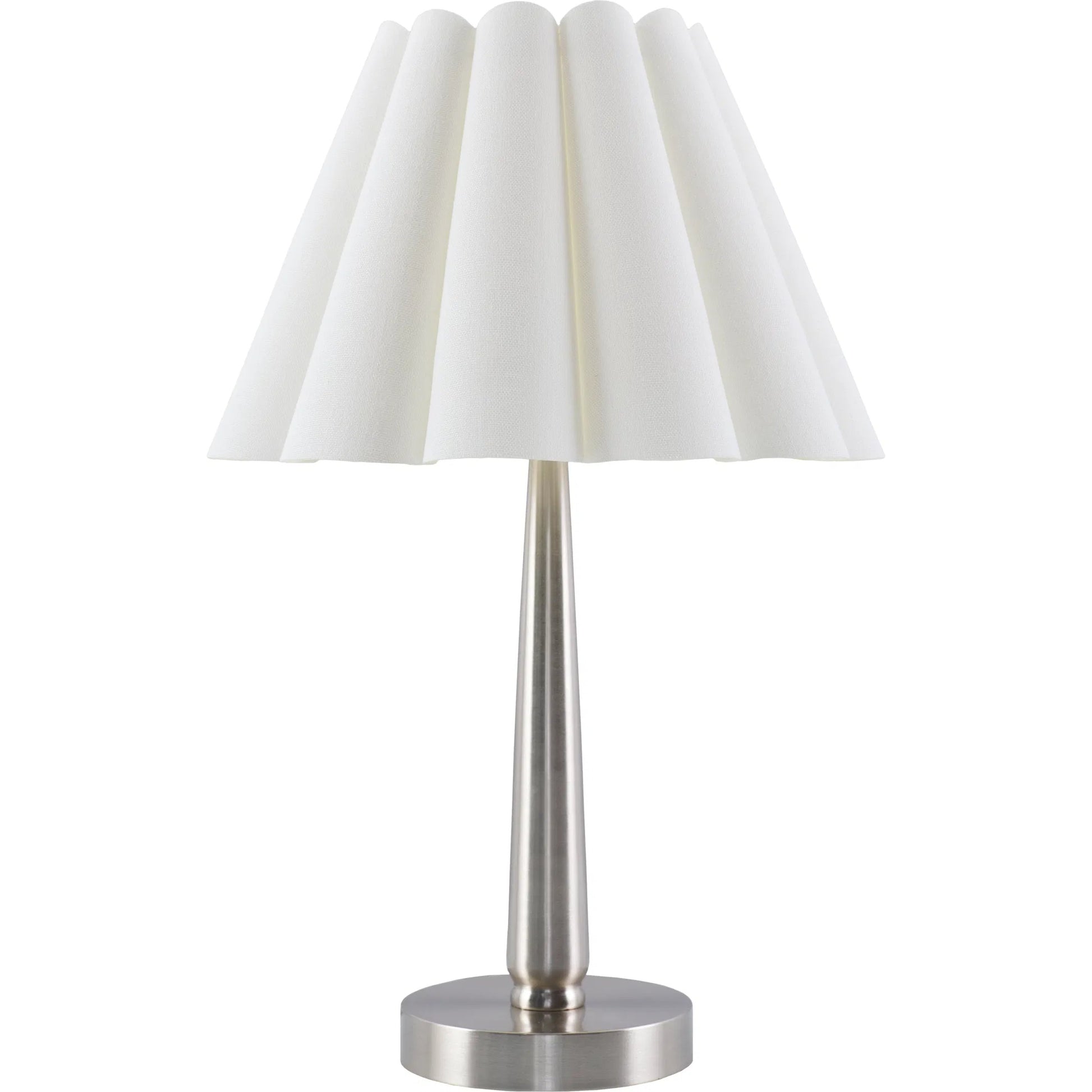 Leynar Accent Table Lamp by Livabliss. Made from iron, linen, polystyrene in a modern style.