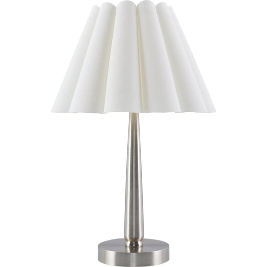 Leynar Accent Table Lamp by Livabliss. Made from iron, linen, polystyrene in a unique style.