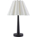 Leynar Accent Table Lamp by Livabliss. Made from iron, linen, polystyrene in a modern style.