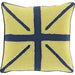 Linen Flag Pillow - 13403 by Surya. Made from 100% linen in a modern style.