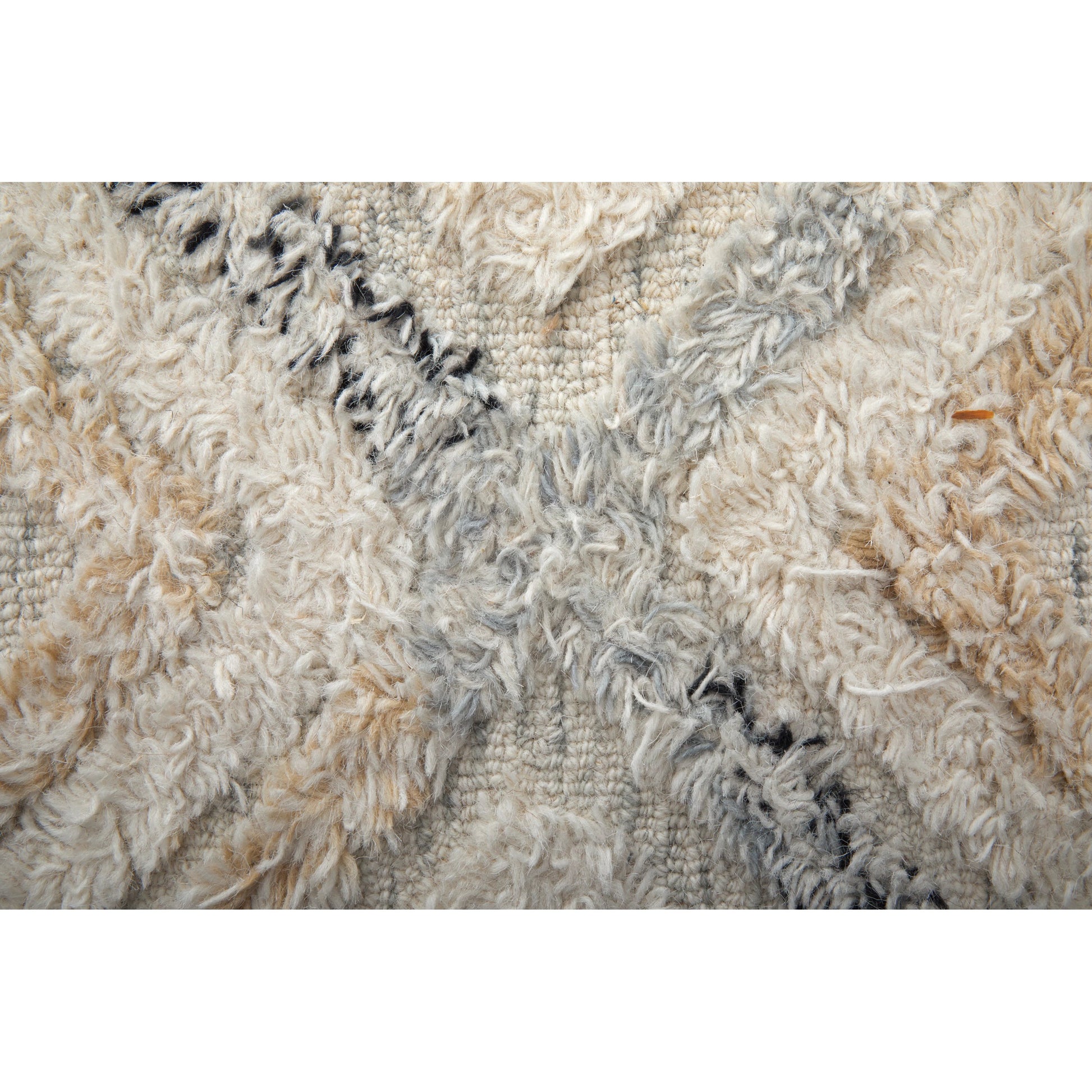 Anica Transitional Moroccan Rug - 8004F by Feizy in ivory, gray, black. Made from wool in a unique style.