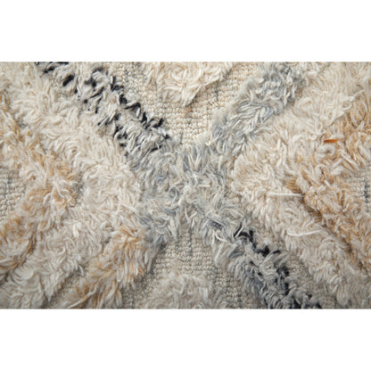 Anica Transitional Moroccan Rug - 8004F by Feizy in ivory, gray, black. Made from wool in a unique style.