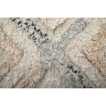 Anica Transitional Moroccan Rug - 8004F by Feizy in ivory, gray, black. Made from wool in a unique style.