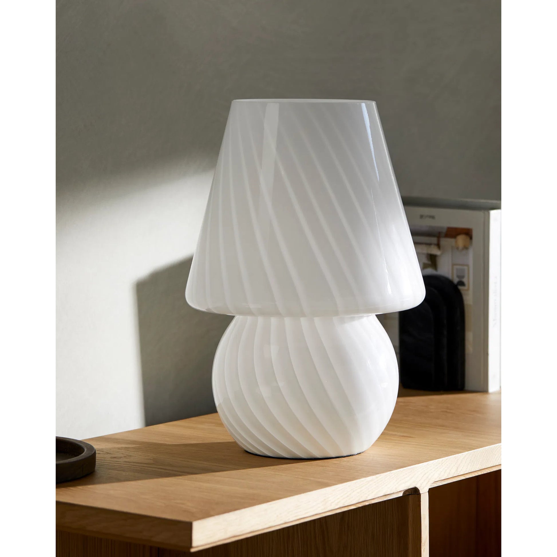 Lefkada Accent Table Lamp - 532392 by Livabliss in painted. Made from glass in a modern style.