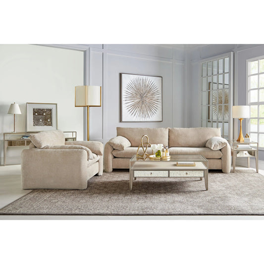 Whistler Sofa by A.R.T. Furniture in sand. Made from wood, foam, fabric in a unique style.